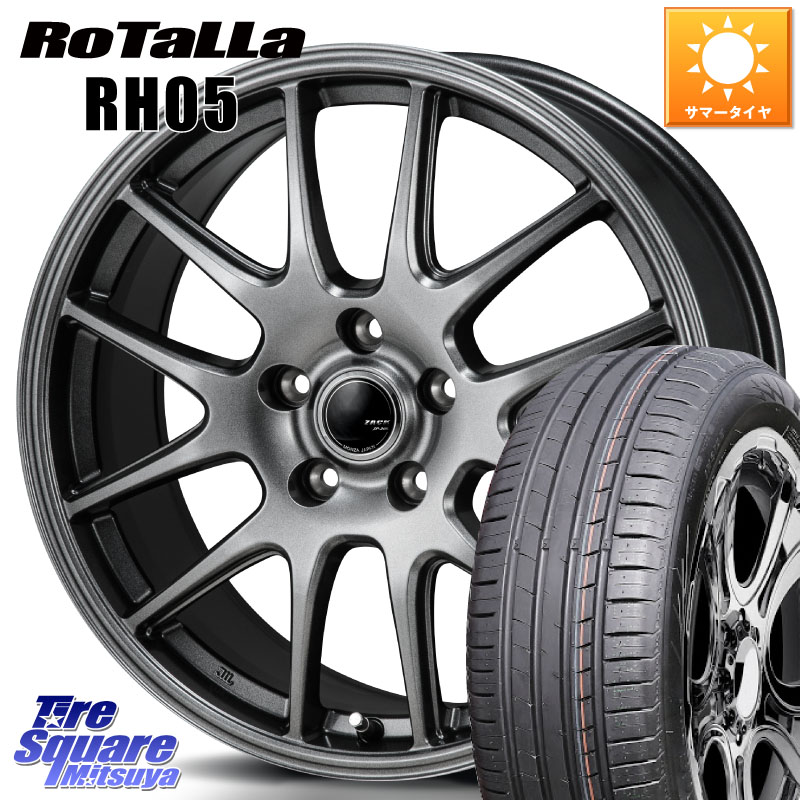 Rotalla RH05 【欠品時は同等商品のご提案します】サマータイヤ 205/55R16Japan三陽 ZACK JP-205 ホイール 16X6.5J 48 5穴 114.3 GU系インプレッサ ステップワゴン アルテッツア SX4 Sクロス|タイヤスクエアミツヤ