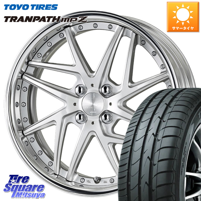 TOYOTIRES トランパス MPZ 在庫● ミニバン TRANPATH サマータイヤ トーヨー 175/60R16WORK RIZALTADO MESH2 A Disk 16インチ 2ピース 16X6.5J 45 4穴 100 アクア｜タイヤスクエアミツヤ
