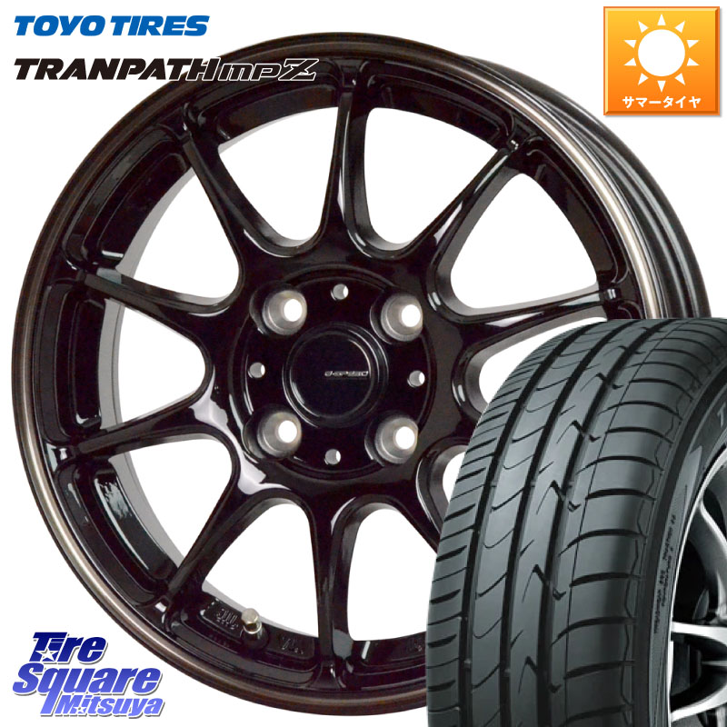 HotStuff G・SPEED P-07 ジー・スピード ホイール 14インチ 14 X 4.5J +45 4穴 100 TOYOTIRES トランパス MPZ 在庫● ミニバン TRANPATH サマータイヤ トーヨー 165/70R14 Mx27/37/47Sソリオ・デリカD2 ハスラー MAx6S系ソリオ