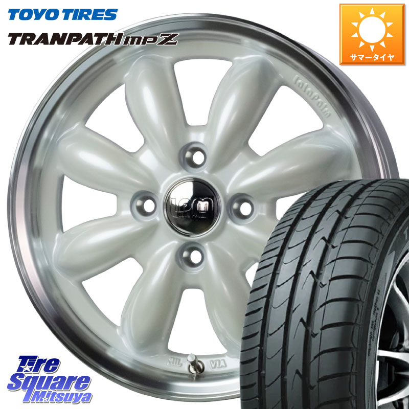 TOYOTIRES トランパス MPZ 在庫● ミニバン TRANPATH サマータイヤ トーヨー 165/70R14HotStuff LaLa Palm CUP2 ララパーム カップ2 ホイール 14インチ 14X4.5J 45 4穴 100 Mx27/37/47Sソリオ・MB37SデリカD2 ハスラー MAx6S系ソリオ デリカD:2 D2 Kei ラピュタ ハス|タイヤスクエアミツヤ