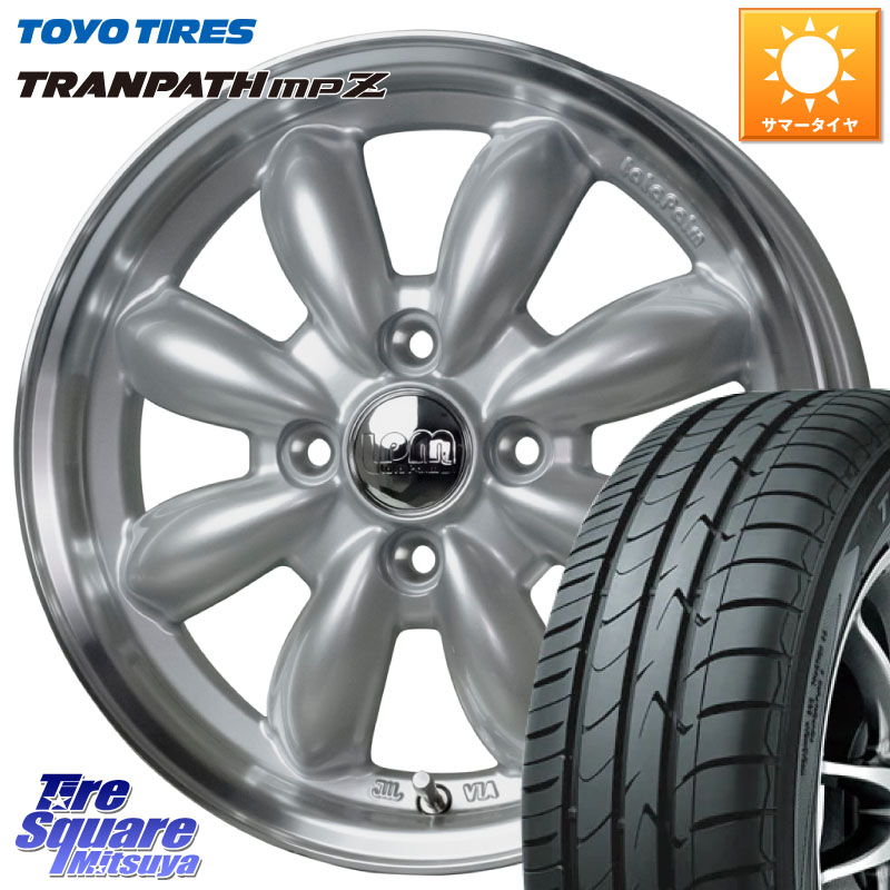 TOYOTIRES トランパス MPZ 在庫● ミニバン TRANPATH サマータイヤ トーヨー 165/70R14HotStuff LaLa Palm CUP2 ララパーム カップ2 ホイール 14インチ 14X4.5J 45 4穴 100 Mx27/37/47Sソリオ・MB37SデリカD2 ハスラー MAx6S系ソリオ デリカD:2 D2 Kei ラピュタ ハス｜タイヤスクエアミツヤ