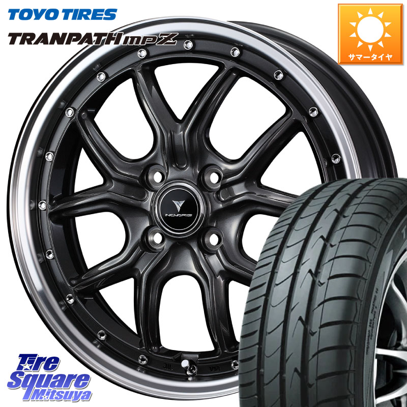 TOYOTIRES トランパス MPZ 在庫● ミニバン TRANPATH サマータイヤ トーヨー 175/60R16WEDS 41340 NOVARIS ASSETE S1 ホイール 16インチ ノヴァリス アセット 16X5.0J 45 4穴 100 タフト|タイヤスクエアミツヤ