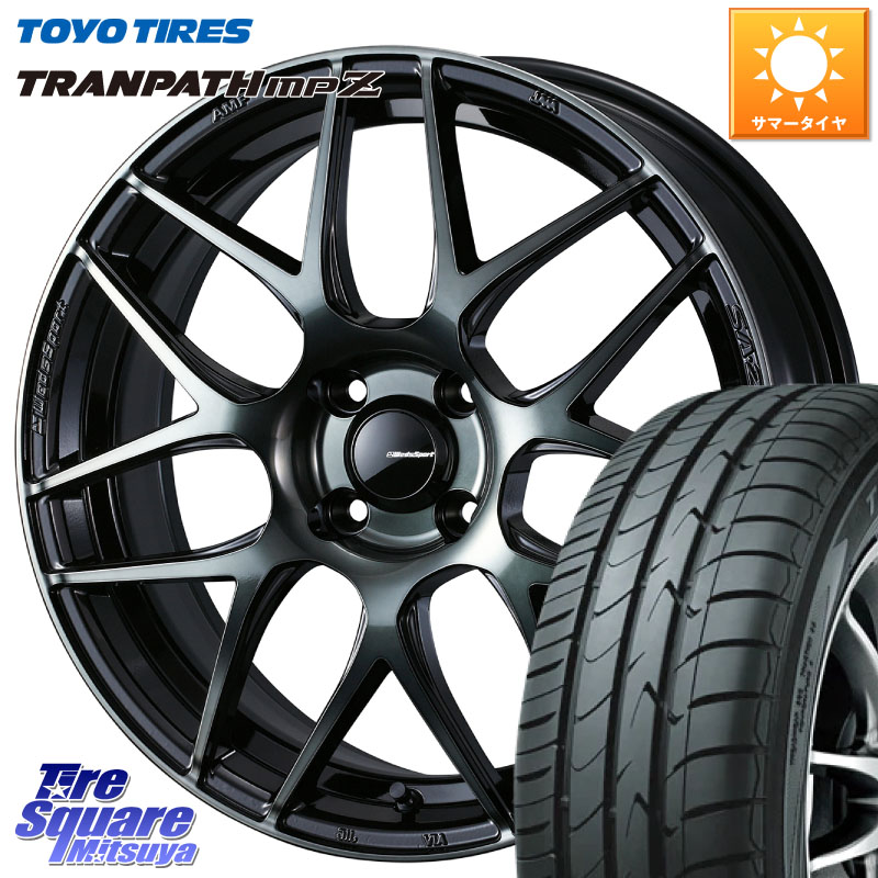 TOYOTIRES トランパス MPZ 在庫● ミニバン TRANPATH サマータイヤ トーヨー 175/60R16WEDS WedsSport SA-27R SA27R ウェッズ スポーツ ホイール 16インチ 16X5.0J 45 4穴 100｜タイヤスクエアミツヤ