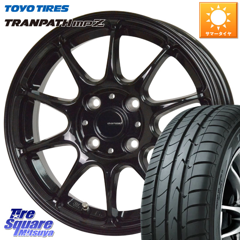 TOYOTIRES トランパス MPZ 在庫● ミニバン TRANPATH サマータイヤ トーヨー 175/60R16HotStuff G.SPEED G-07 ホイール 16インチ ジースピード 16X6.0J 43 4穴 100 クロスビー ラクティス アクア｜タイヤスクエアミツヤ 51,066円