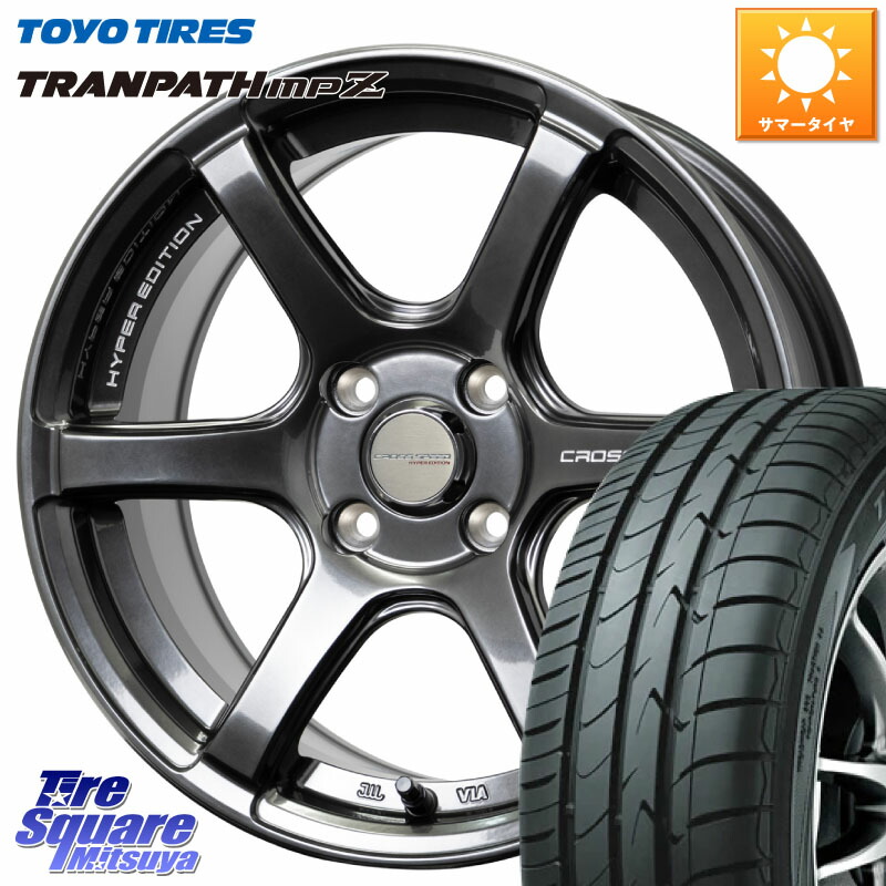 TOYOTIRES トランパス MPZ 在庫● ミニバン TRANPATH サマータイヤ トーヨー 175/60R16HotStuff クロススピード RS6 軽量ホイール 16インチ 16X5.0J 45 4穴 100 タフト|タイヤスクエアミツヤ
