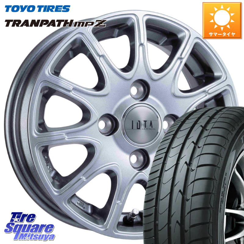 阿部商会 TIRADO IOTA イオタ ホイール 14インチ 14 X 4.5J +45 4穴 100 TOYOTIRES トランパス MPZ 在庫● ミニバン TRANPATH サマータイヤ トーヨー 165/70R14 Mx27/37/47Sソリオ・デリカD2 ハスラー MAx6S系ソリオ