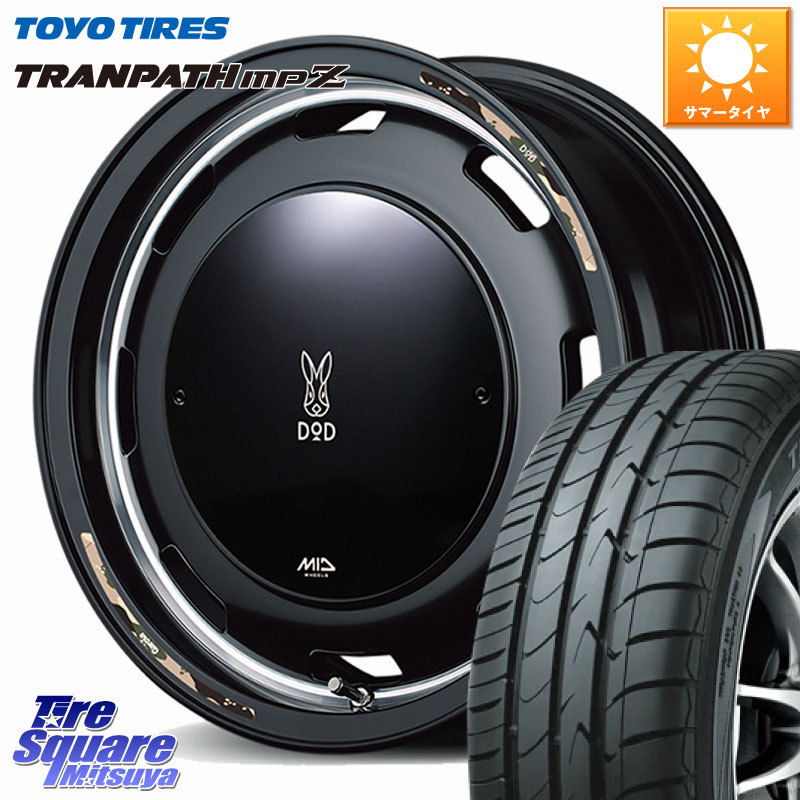 MANARAY MID x DOD ウシャリントバリ ホイール 14インチ 14 X 4.5J +45 4穴 100 TOYOTIRES トランパス MPZ 在庫● ミニバン TRANPATH サマータイヤ トーヨー 165/70R14 Mx27/37/47Sソリオ・デリカD2 ハスラー MAx6S系ソリオ