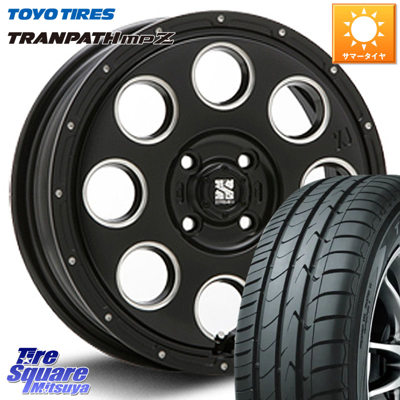 MLJ KK03 XTREME-J エクストリームJ ホイール 14インチ 14 X 4.5J +45 4穴 100 TOYOTIRES トランパス MPZ 在庫● ミニバン TRANPATH サマータイヤ トーヨー 165/70R14 Mx27/37/47Sソリオ・デリカD2 ハスラー MAx6S系ソリオ