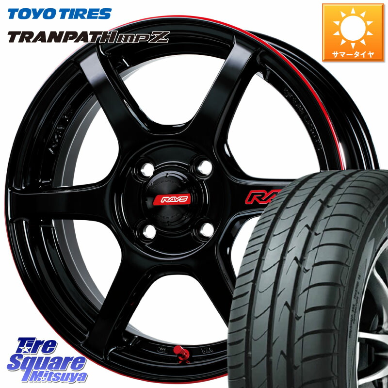 RAYS 【欠品次回7~8月】 GRAM LIGHTS 57C6 TIME ATTACK EDITION ホイール 16インチ 16 X 5.5J +45 4穴 100 TOYOTIRES トランパス MPZ 在庫● ミニバン TRANPATH サマータイヤ トーヨー 175/60R16 クロスビー