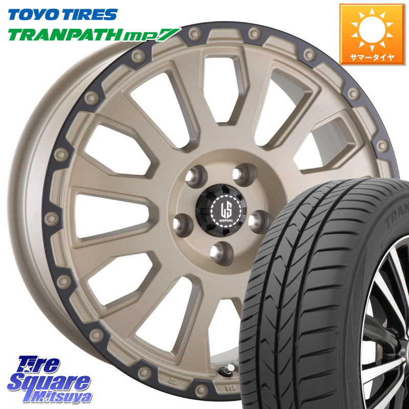 TOYOTIRES トランパス MP7 在庫● トーヨー TRANPATH ミニバン サマータイヤ 215/65R16阿部商会 LA STRADA AVENTURA アヴェンチュラ GAR 16インチ 16X7.0J(US) 40 5穴 110 Jeep Renegade ジープ レネゲード｜タイヤスクエアミツヤ