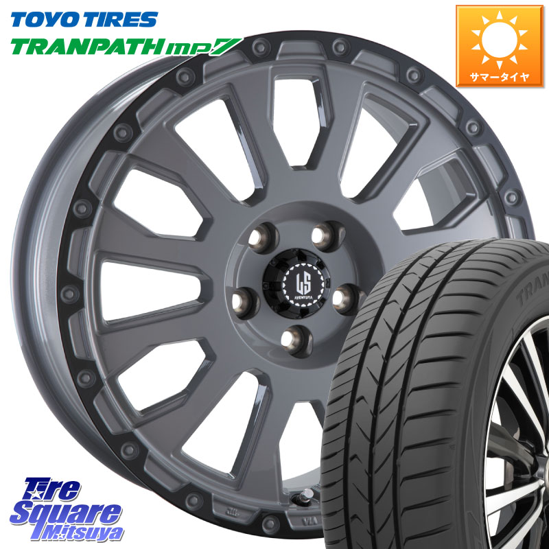 TOYOTIRES トランパス MP7 在庫● トーヨー TRANPATH ミニバン サマータイヤ 225/55R18阿部商会 LA STRADA AVENTURA アヴェンチュラ 18インチ 18X8.0J 40 5穴 114.3 デリカD:5 エクストレイル X-TRAIL 日産 エクリプスクロス RVR アウトランダー｜タイヤスクエアミツヤ