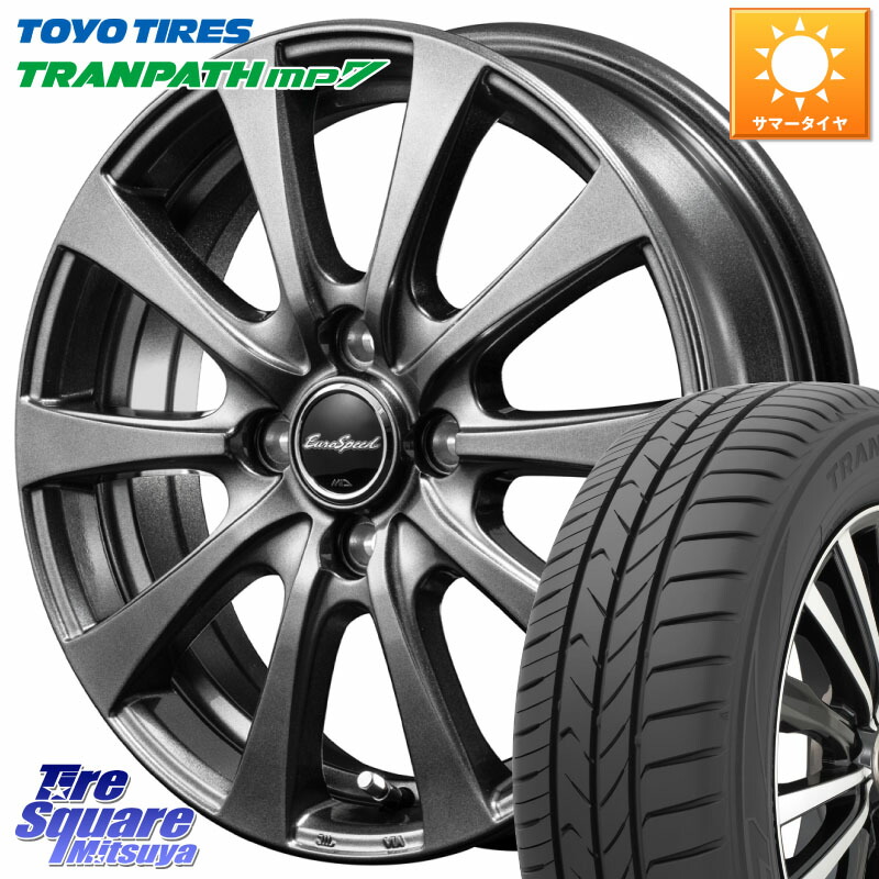 MANARAY MID EuroSpeed G10 在庫● ホイール 15インチ 15 X 5.5J +43 4穴 100 TOYOTIRES トランパス MP7 在庫● トーヨー TRANPATH ミニバン サマータイヤ 185/60R15 アクア 160系カローラフィールダー ヤリス GR・GS系フィット 130系ヴィッツ