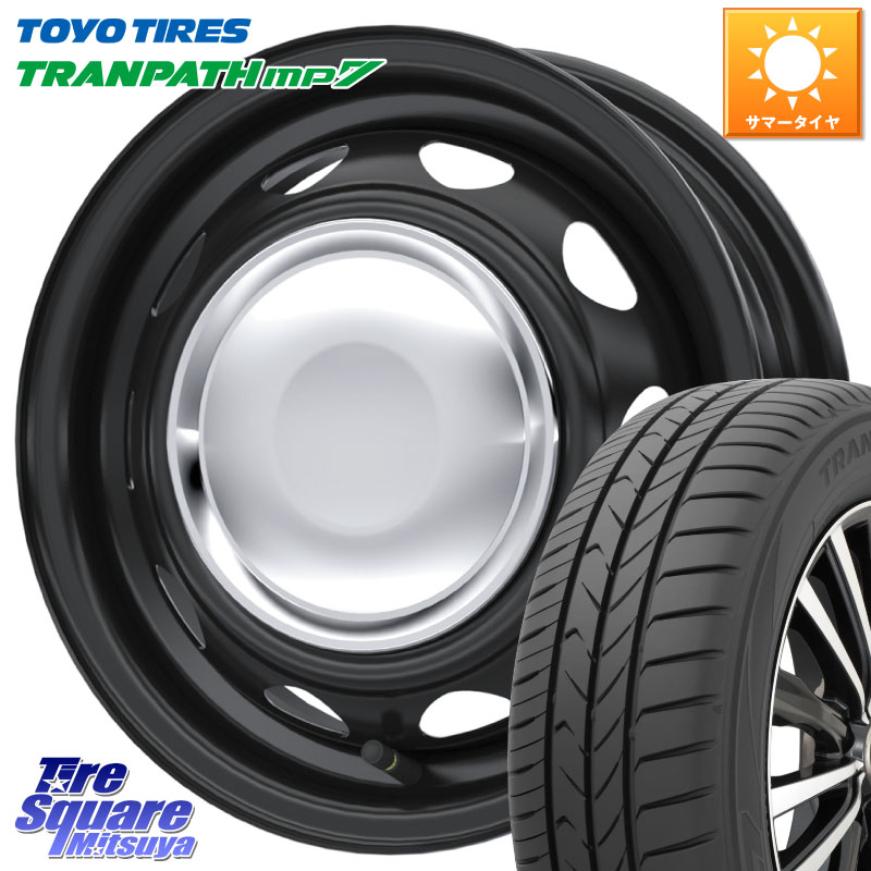 WEDS NeoCarrow ネオキャロ クローム ホイール 14インチ 14 X 4.5J +45 4穴 100 TOYOTIRES トランパス MP7 在庫● トーヨー TRANPATH ミニバン サマータイヤ 165/65R14 デリカミニ4WD キャスト[アクティバ] ハスラー ピクシスジョイ[Cグレード] ハイゼット アゲトラCust
