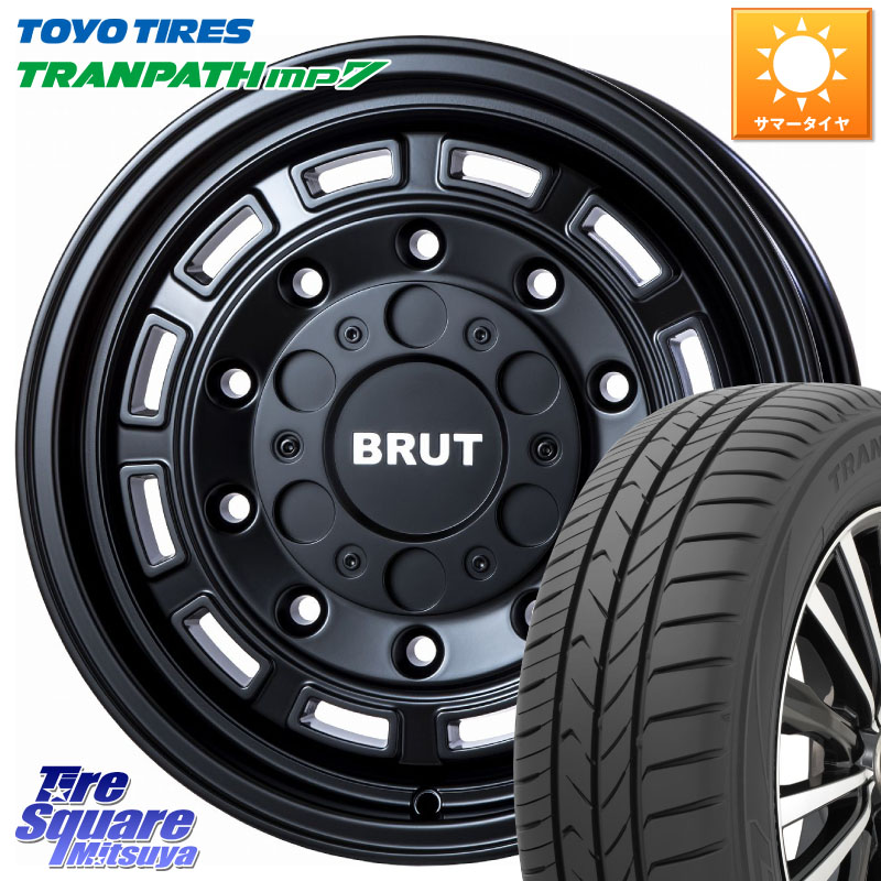 TOYOTIRES トランパス MP7 在庫● トーヨー TRANPATH ミニバン サマータイヤ 225/60R17BRUT ブルート BR-70 BR70 ホイール 17インチ 17X7.5J 40 5穴 114.3 30系アルファード/ヴェルファイア デリカD:5 SL系フォレスター ヴェルファイアハイブリッド ヴェルファイア ア|タイヤスクエアミツヤ