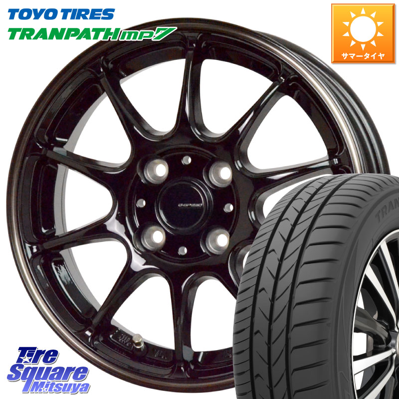HotStuff G・SPEED P-07 ジー・スピード ホイール 14インチ 14 X 4.5J +45 4穴 100 TOYOTIRES トランパス MP7 在庫● トーヨー TRANPATH ミニバン サマータイヤ 165/65R14 デリカミニ4WD キャスト[アクティバ] ハスラー ピクシスジョイ[Cグレード] ハイゼット アゲトラC 41,217円