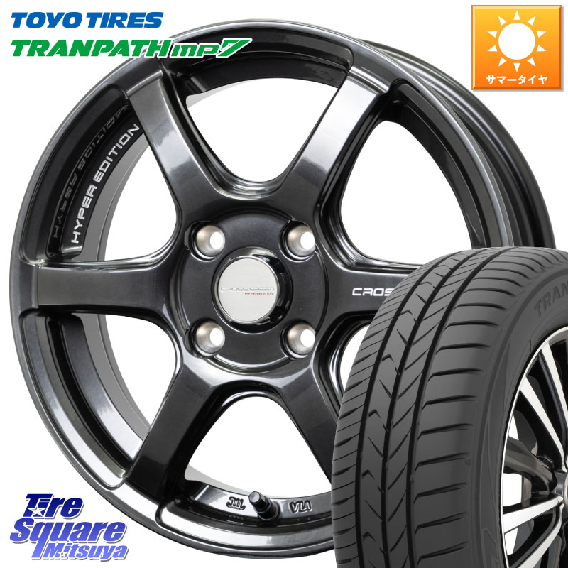 TOYOTIRES トランパス MP7 在庫● トーヨー TRANPATH ミニバン サマータイヤ 165/60R15HotStuff クロススピード RS6 軽量ホイール 15インチ 15X4.5J 45 4穴 100 デリカミニ4WD キャスト[アクティバ] ハスラー ピクシスジョイ[Cグレード] ハイゼットアゲトラCustom車用｜タイヤスクエアミツヤ