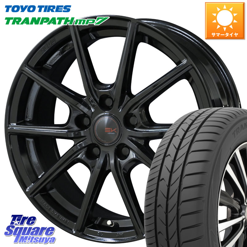 TOYOTIRES トランパス MP7 在庫● トーヨー TRANPATH ミニバン サマータイヤ 185/65R15KYOHO SEIN EK ザインEK ホイール 15インチ 15X6.0J 45 5穴 100 10系シエンタ プリウス・プリウスPHV|タイヤスクエアミツヤ
