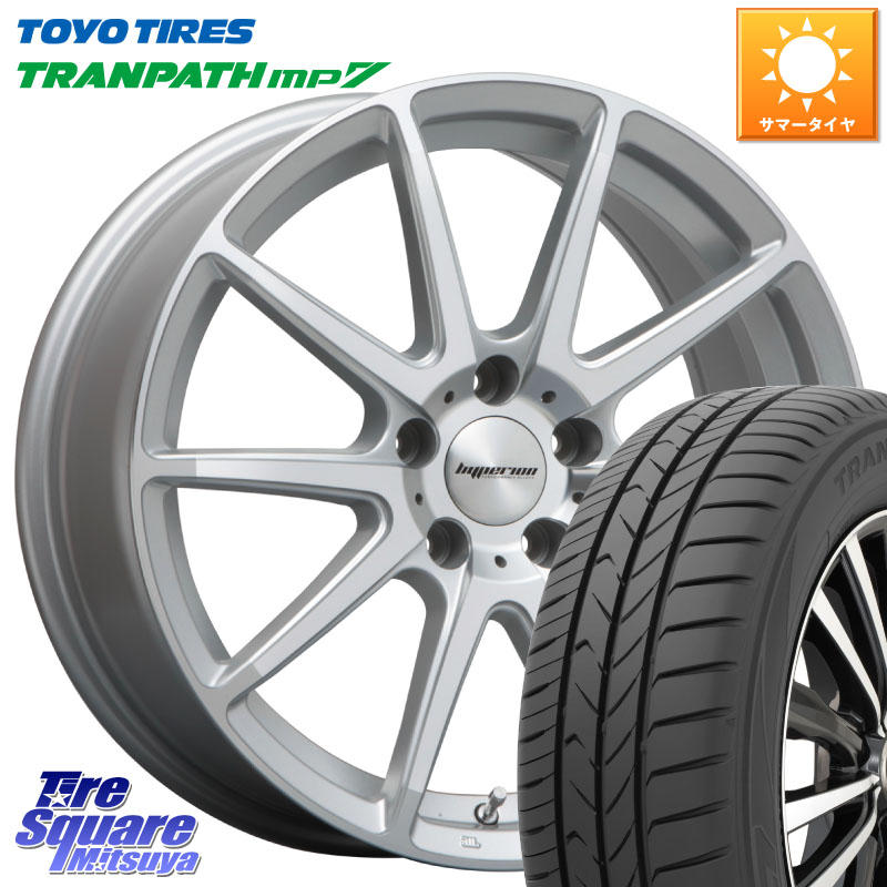 MLJ HYPERION CVX ハイペリオン ホイール 18インチ 18 X 8.0J +45 5穴 114.3 TOYOTIRES トランパス MP7 在庫● トーヨー TRANPATH ミニバン サマータイヤ 225/50R18 50系エスティマ 10系カローラクロス MAZDA6 10系アルファード