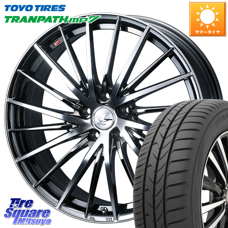 TOYOTIRES トランパス MP7 在庫● トーヨー TRANPATH ミニバン サマータイヤ 225/55R18WEDS LEONIS FR レオニス FR ホイール 18インチ 18X7.0J 40 5穴 114.3 デリカD:5 SL系フォレスター エクストレイル X-TRAIL 日産 エクリプスクロス RVR アウトランダー|タイヤスクエアミツヤ