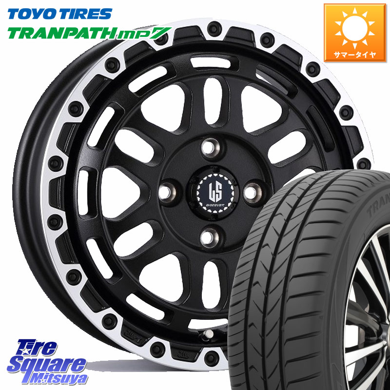 TOYOTIRES トランパス MP7 在庫● トーヨー TRANPATH ミニバン サマータイヤ 165/65R14阿部商会 LA STRADA DISCOVER ホイール 14インチ 14X5.0J 35 4穴 100 M900系タンク/ルーミー 700系パッソ ダイハツ トールM900S・M910S ジャスティ(M900/910F) ブーン BOON ルーミ｜タイヤスクエアミツヤ