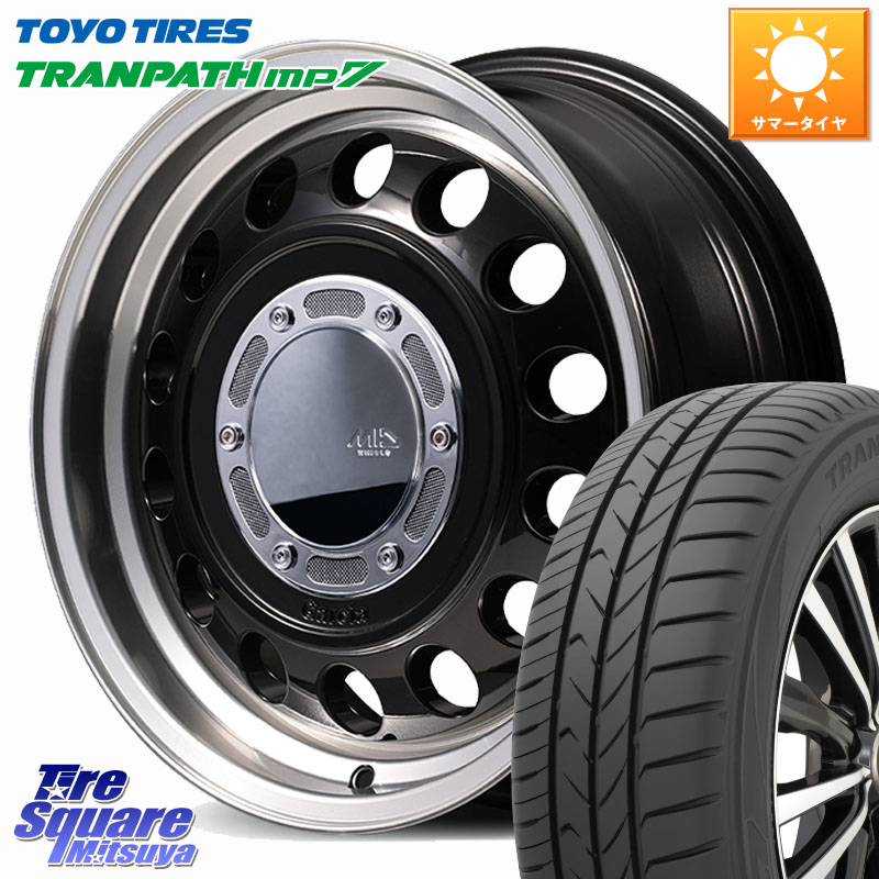 TOYOTIRES トランパス MP7 在庫● トーヨー TRANPATH ミニバン サマータイヤ 215/65R16MANARAY MID GARCIA CISCO Type2 ホイール 16インチ 取付けKIT別売り★ 16X6.5J(PEUGET RIFTER K9P) 40 5穴 108 プジョー リフター｜タイヤスクエアミツヤ