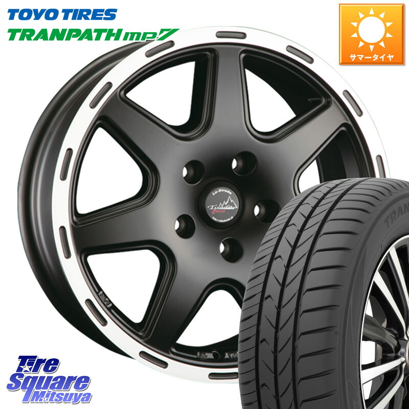 阿部商会 TIRADO CROSS ホイール 18インチ 18 X 7.0J(US) +40 5穴 110 TOYOTIRES トランパス MP7 在庫● トーヨー TRANPATH ミニバン サマータイヤ 225/55R18 クライスラー Jeep Cherokee チェロキー KL系
