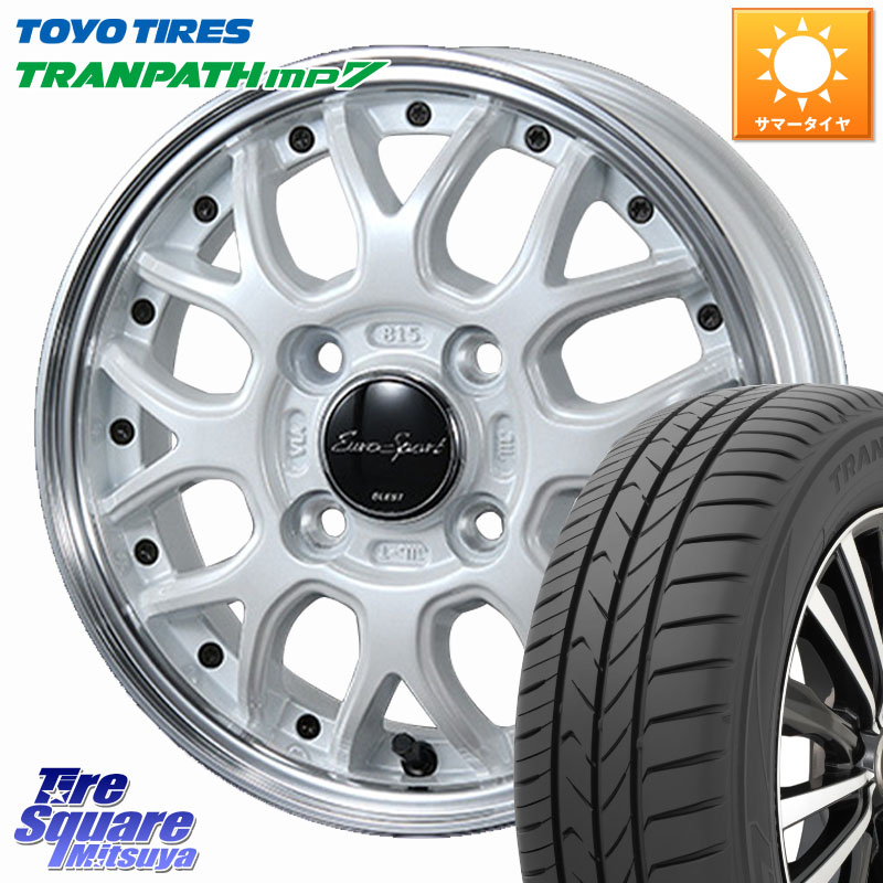 TOYOTIRES トランパス MP7 在庫● トーヨー TRANPATH ミニバン サマータイヤ 165/65R15BLEST EuroSport Type815 軽自動車専用 ホイール 15インチ 15X5.0J 45 4穴 100 ダイハツTAFT Mx27/37/47Sソリオ・MB37SデリカD2 MAx6S系ソリオ デリカ ミニ DELICA MINI デリカD:2|タイヤスクエアミツヤ