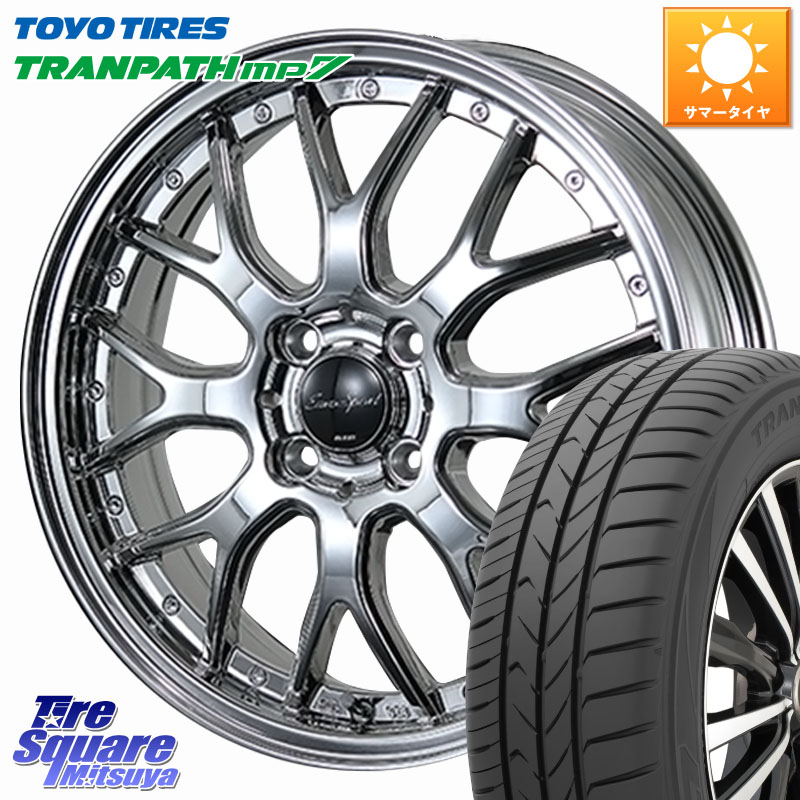 BLEST EuroSport Type815 軽自動車専用 ホイール 15インチ 15 X 5.0J +45 4穴 100 TOYOTIRES トランパス MP7 在庫● トーヨー TRANPATH ミニバン サマータイヤ 165/60R15 キャスト[アクティバ] ピクシスジョイ[Cグレード] ハイゼット アゲトラCustom車用※軽自動車専用