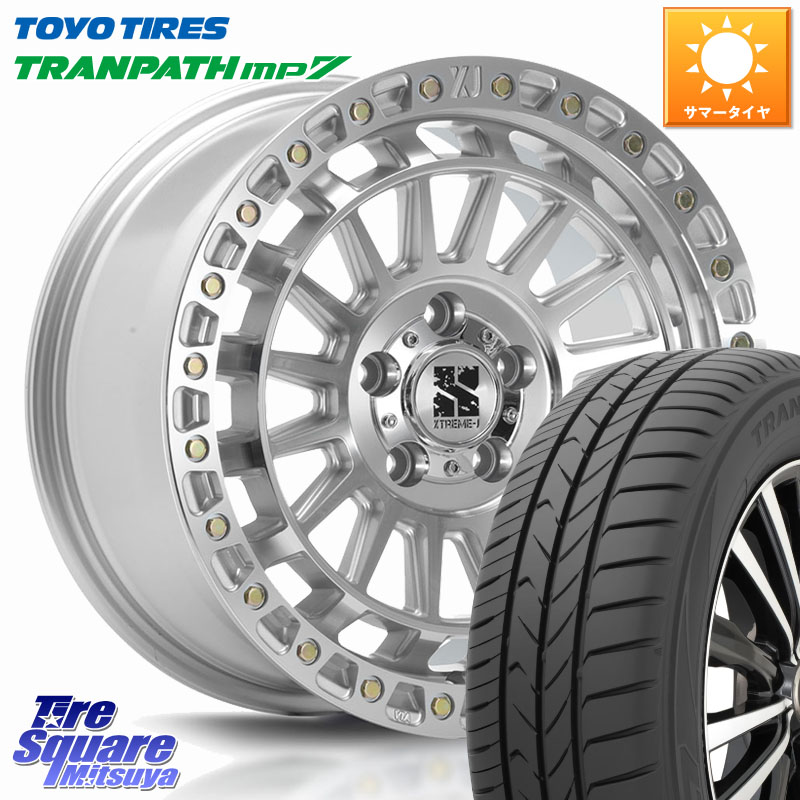 MLJ XJ08 XTREME-J ホイール 18インチ 18 X 8.0J +40 5穴 114.3 TOYOTIRES トランパス MP7 在庫● トーヨー TRANPATH ミニバン サマータイヤ 225/55R18 デリカD:5