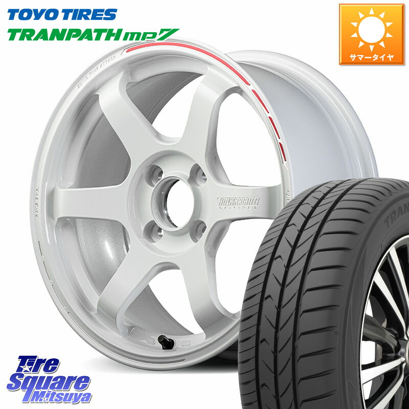 TOYOTIRES トランパス MP7 在庫● トーヨー TRANPATH ミニバン サマータイヤ 165/65R15RAYS 【欠品次回10~11月】 TE37 SONIC TIME ATTACK EDITION 軽自動車専用 鍛造 ホイール 15インチ 15X5.0J 44 4穴 100 Mx27/37/47Sソリオ・MB37SデリカD2 MAx6S系ソリオ デリカ ミ｜タイヤスクエアミツヤ