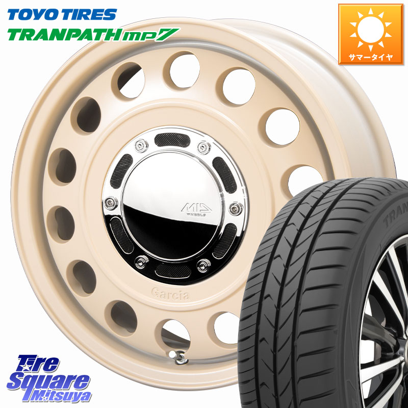MANARAY MID GARCIA CISCO Type2 サンドベージュ 在庫● 15インチ ガルシア シスコ 15 X 5.5J +40 4穴 100 TOYOTIRES トランパス MP7 在庫● トーヨー TRANPATH ミニバン サマータイヤ 165/60R15 M900系タンク・ルーミー ミラージュ ダイハツ トールM900S・M910S スバル