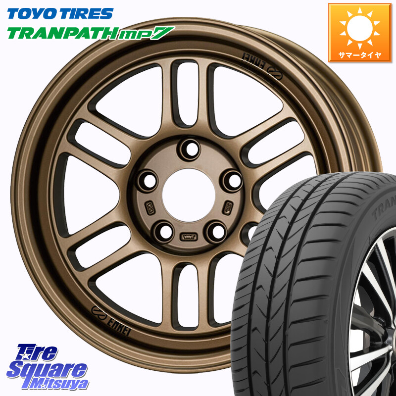 TOYOTIRES トランパス MP7 2026年製 在庫● トーヨー XL規格 TRANPATH ミニバン サマータイヤ 205/60R16ENKEI エンケイ ALLROAD RPT1 ブロンズ ホイール 16インチ【※センターキャップ 無し】 16X7.0J(REN KANGOO KF) 38 5穴 114.3 ルノー カングー3 KF系｜タイヤスクエアミツヤ