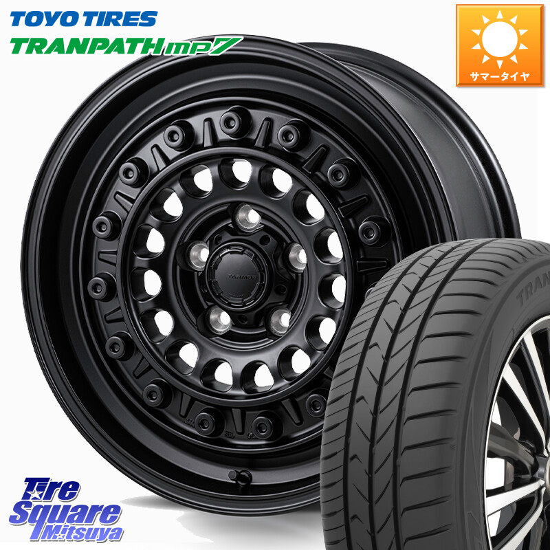 TOYOTIRES トランパス MP7 2026年製 在庫● トーヨー TRANPATH ミニバン サマータイヤ 175/65R15MONZA HI-BLOCK TARMOR ホイール 15インチ 15X5.5J 38 5穴 100 トレジア ラクティス｜タイヤスクエアミツヤ