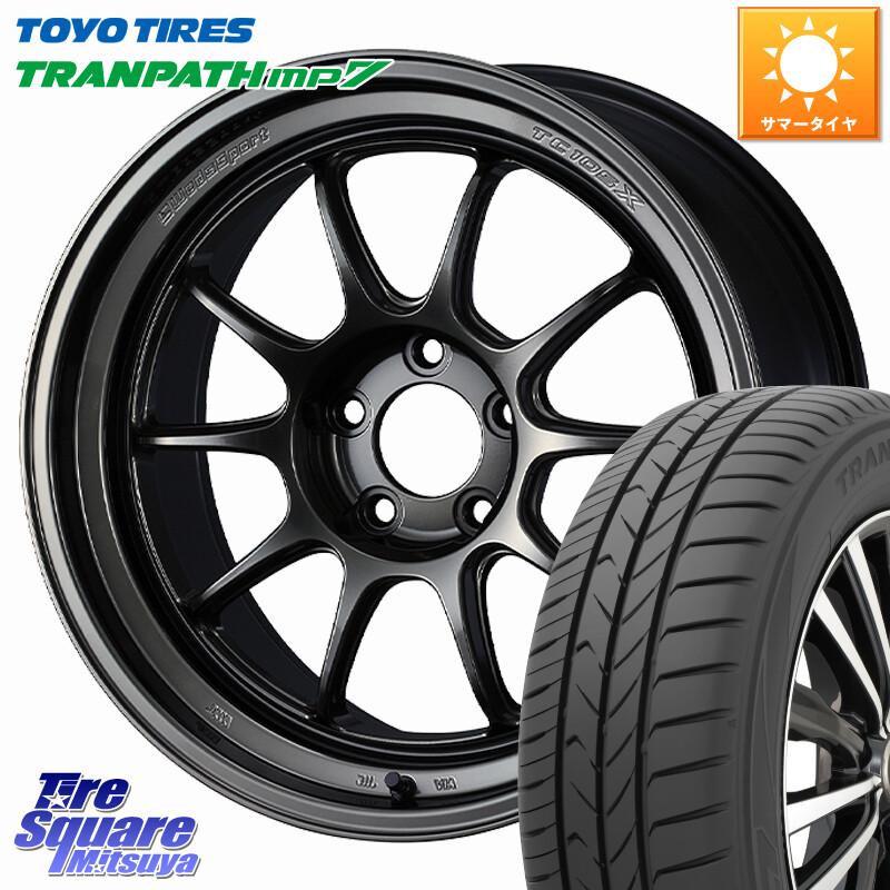 TOYOTIRES トランパス MP7 在庫● トーヨー TRANPATH ミニバン サマータイヤ 225/50R18WEDS TC105X DSR ウェッズスポーツ ホイール 18インチ 18X8.5J 43 5穴 114.3|タイヤスクエアミツヤ