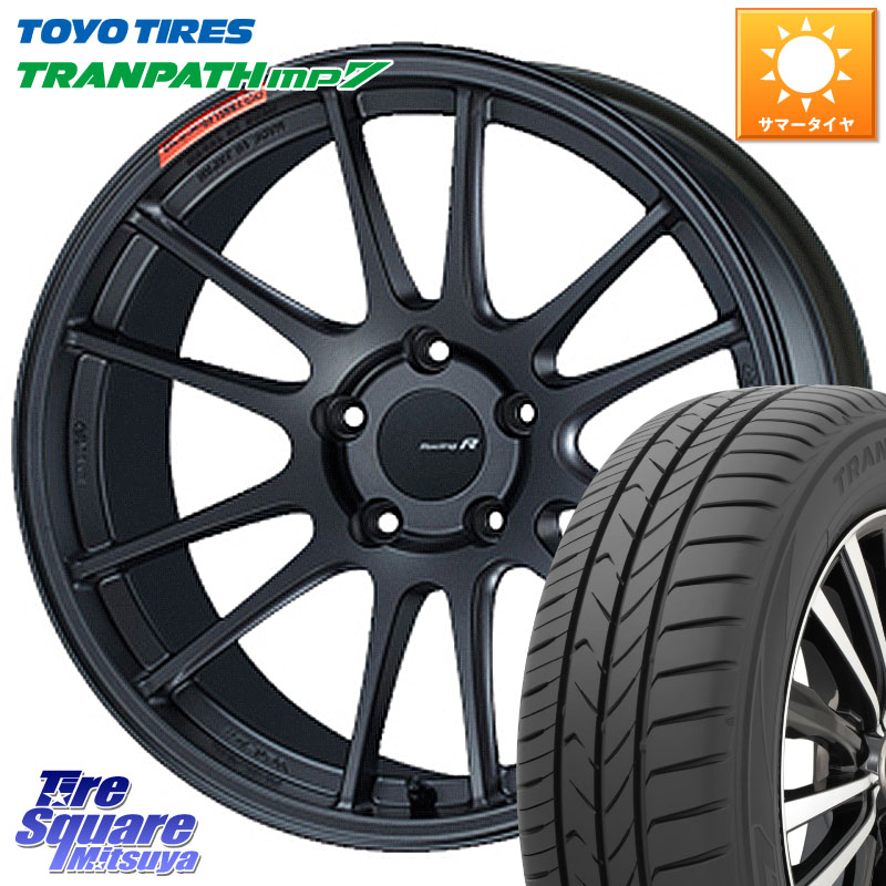 ENKEI エンケイ Racing Revolution GTC01RR ホイール 18 X 8.0J +45 5穴 100 TOYOTIRES トランパス MP7 在庫● トーヨー TRANPATH ミニバン サマータイヤ 225/55R18