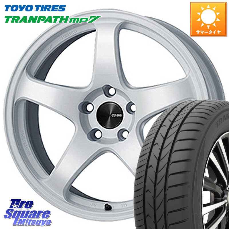TOYOTIRES トランパス MP7 在庫● トーヨー TRANPATH ミニバン サマータイヤ 225/60R17ENKEI エンケイ PerformanceLine PF05 WH 17インチ 17X7.0J 45 5穴 114.3 ZR-V SL系フォレスター レイバック SK系フォレスター eビターラ RAV4 20系|タイヤスクエアミツヤ