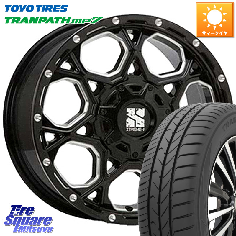 TOYOTIRES トランパス MP7 在庫● トーヨー TRANPATH ミニバン サマータイヤ 215/50R17MLJ XJ06 XTREME-J エクストリームJ ホイール 17インチ 17X7.0J 42 5穴 114.3 ZE1リーフ プリウスアルファ SAI ジェイド シビック インサイト|タイヤスクエアミツヤ