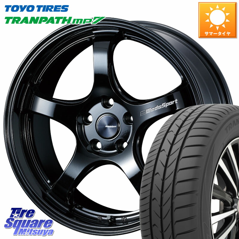 WEDS 72754 RN-05M ウェッズ スポーツ ホイール 18インチ 18 X 8.0J +45 5穴 114.3 TOYOTIRES トランパス MP7 在庫● トーヨー TRANPATH ミニバン サマータイヤ 225/55R18 デリカD:5 SL系フォレスター