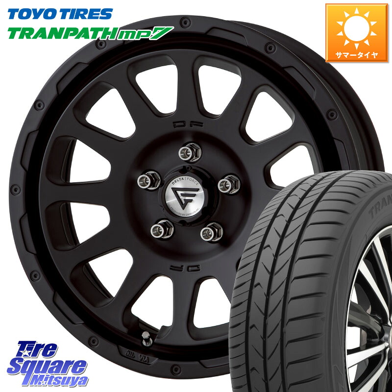 TOYOTIRES トランパス MP7 在庫● トーヨー TRANPATH ミニバン サマータイヤ 225/60R17DELTA FORCE デルタフォース オーバル BK 17インチ 7J ホイール 17X7.0J 32 5穴 114.3 30系アルファード/ヴェルファイア デリカD:5 デリカD:5(26+) ヴェルファイアハイブリッド ヴ|タイヤスクエアミツヤ