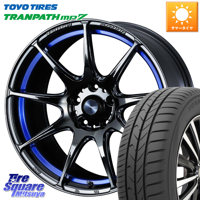 TOYOTIRES トランパス MP7 在庫● トーヨー TRANPATH ミニバン サマータイヤ 235/50R18WEDS WedsSport SA-99R SA99R ウェッズ スポーツ ホイール 18インチ 18X8.0J 42 5穴 114.3 30系アルファード/ヴェルファイア 20系アルファード ヴェルファイアハイブリッド ヴェル|タイヤスクエアミツヤ
