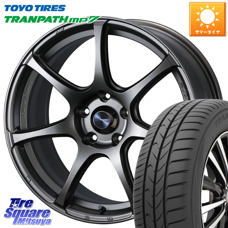 WEDS 74006 ウェッズ スポーツ SA75R SA-75R 18インチ 18 X 8.0J +42 5穴 114.3 TOYOTIRES トランパス MP7 在庫● トーヨー TRANPATH ミニバン サマータイヤ 225/55R18 デリカD:5 SL系フォレスター