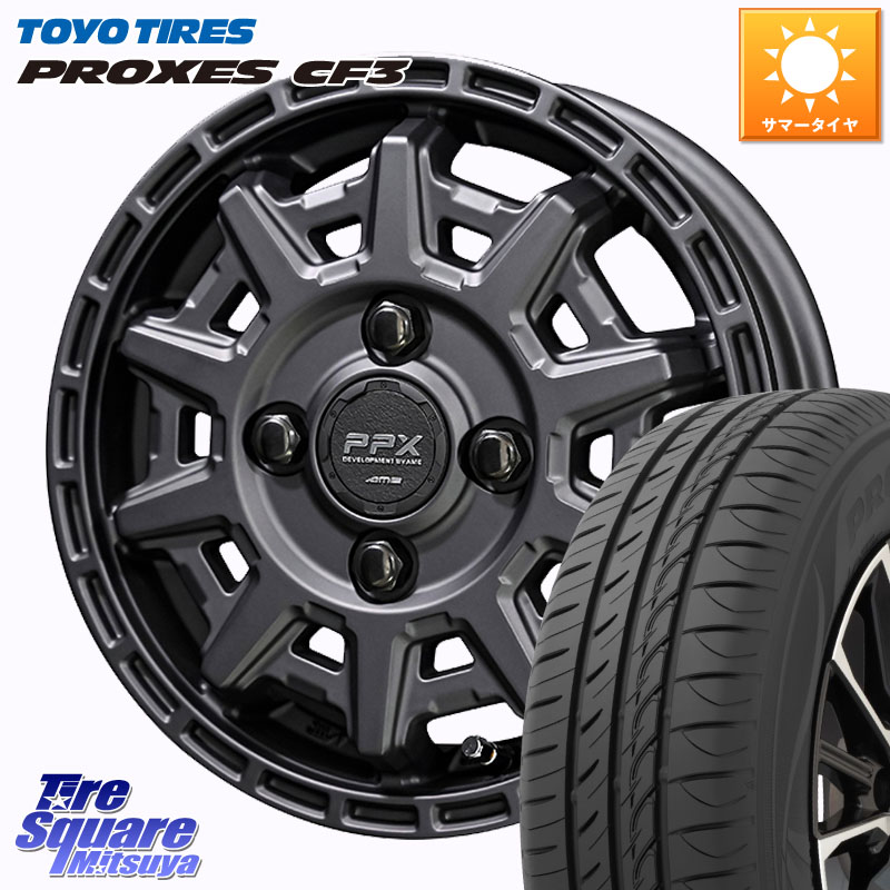 TOYOTIRES プロクセス PROXES CF3 サマータイヤ 175/70R14KYOHO PPX D10X ホイール 14インチ 14X4.5J 48 4穴 100 Mx27/37/47Sソリオ・MB37SデリカD2 デリカD:2 D2|タイヤスクエアミツヤ