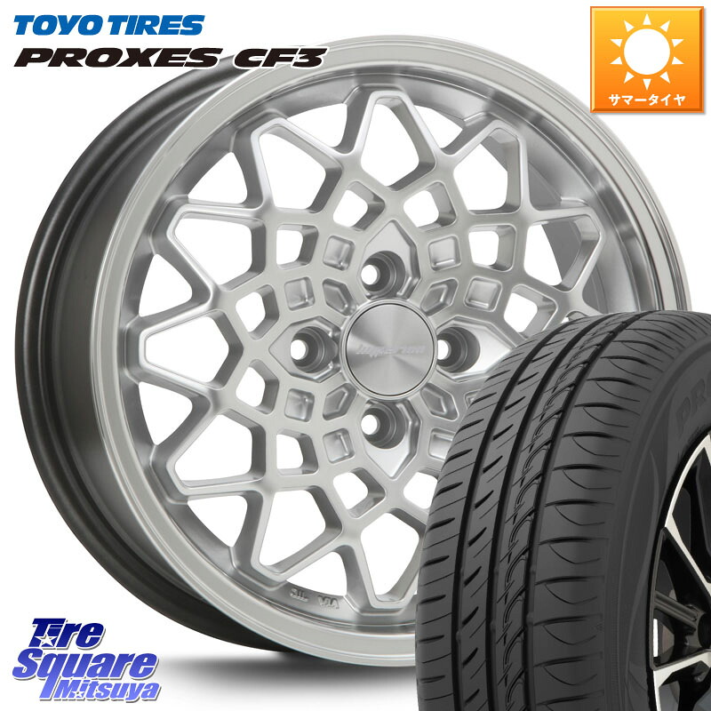 TOYOTIRES プロクセス PROXES CF3 サマータイヤ 175/70R14MLJ hyperion CALMA ハイペリオン カルマ 14X5.0J 45 4穴 100 Mx27/37/47Sソリオ・MB37SデリカD2 デリカD:2 D2｜タイヤスクエアミツヤ