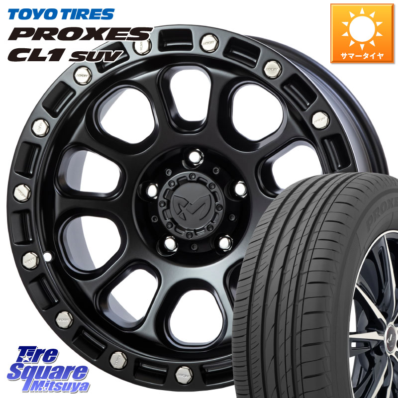 TOYOTIRES プロクセス CL1 SUV 在庫● PROXES トーヨー サマータイヤ 225/60R17MKW M204 ブラックキャット 在庫● 17インチ ★サマーセール★ 17X8.0J 38 5穴 114.3｜タイヤスクエアミツヤ