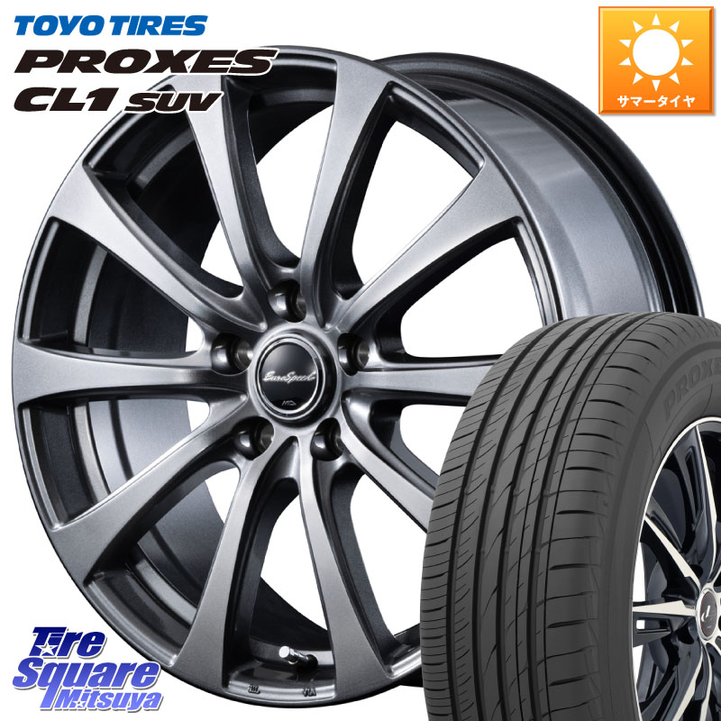 MANARAY MID EuroSpeed G10 ホイール 16インチ 16 X 6.5J +38 5穴 114.3 TOYOTIRES トーヨー プロクセス CL1 SUV PROXES 在庫● サマータイヤ 215/60R16