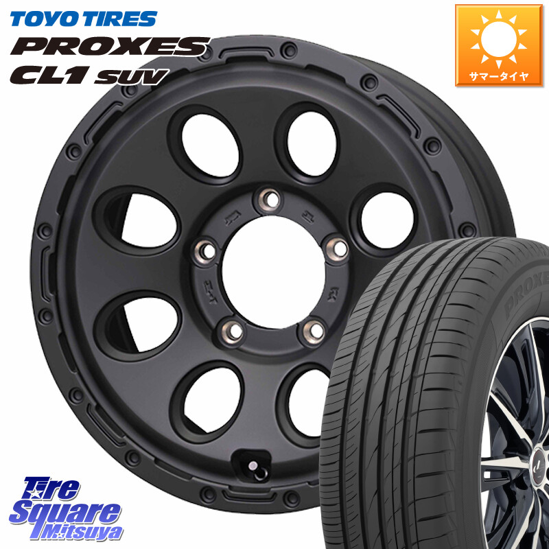 TOYOTIRES トーヨー プロクセス CL1 SUV PROXES 在庫● サマータイヤ 215/70R16HotStuff MAD CROSS RECON マッドクロス リーコン ホイール 16インチ 16X6.0J 0 5穴 139.7 ジムニー専用(要オーバーフェンダー等) ジムニ−シエラ/ノマド(カスタム)|タイヤスクエアミツヤ