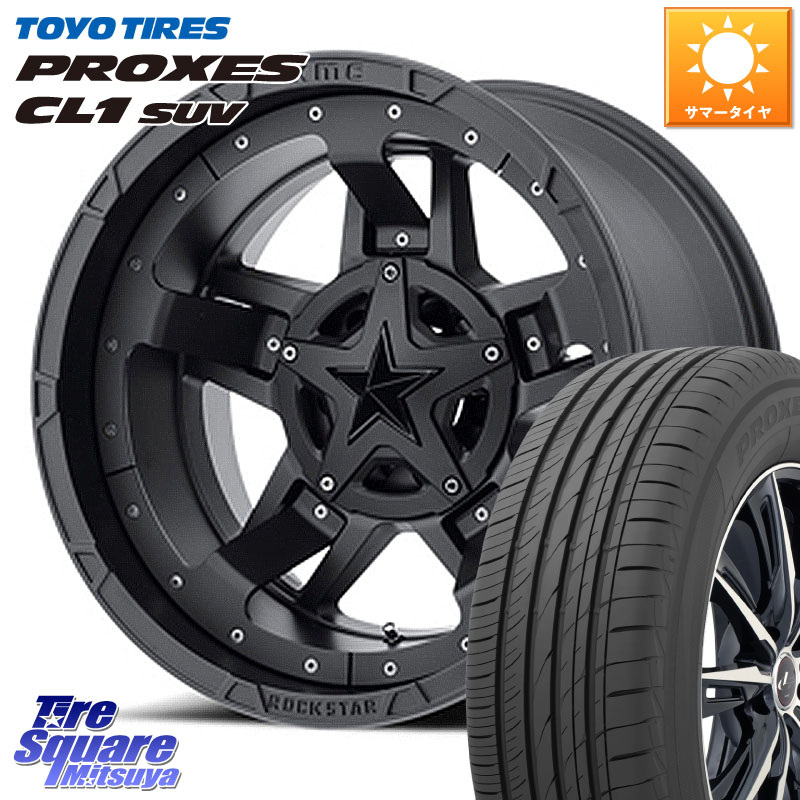 KMC XD827 ROCKSTAR3 ホイール 17インチ ロックスター3 17 X 8.0J +35 5穴 114.3 TOYOTIRES トーヨー プロクセス CL1 SUV PROXES 在庫● サマータイヤ トーヨー 225/65R17