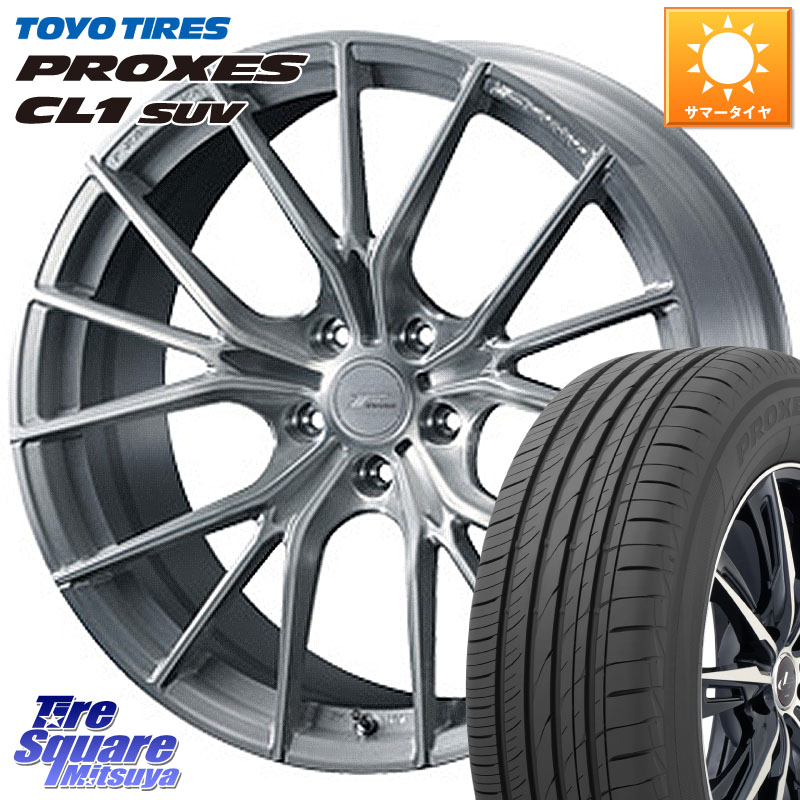 WEDS F ZERO FZ-1 FZ1 鍛造 FORGED ホイール18インチ エフゼロ 18 X 7.5J +38 5穴 114.3 TOYOTIRES トーヨー プロクセス CL1 SUV PROXES 在庫● サマータイヤ 235/55R18