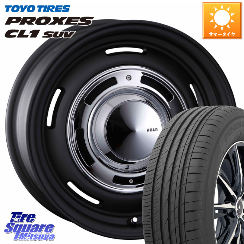 TOYOTIRES トーヨー プロクセス CL1 SUV PROXES 在庫● サマータイヤ 175/80R16CRIMSON ディーン クロスカントリー インセット-5 ブラック 欠品次回7月上～中予定 16X6.0J 0 5穴 139.7 ジムニー専用(要オーバーフェンダー等)｜タイヤスクエアミツヤ