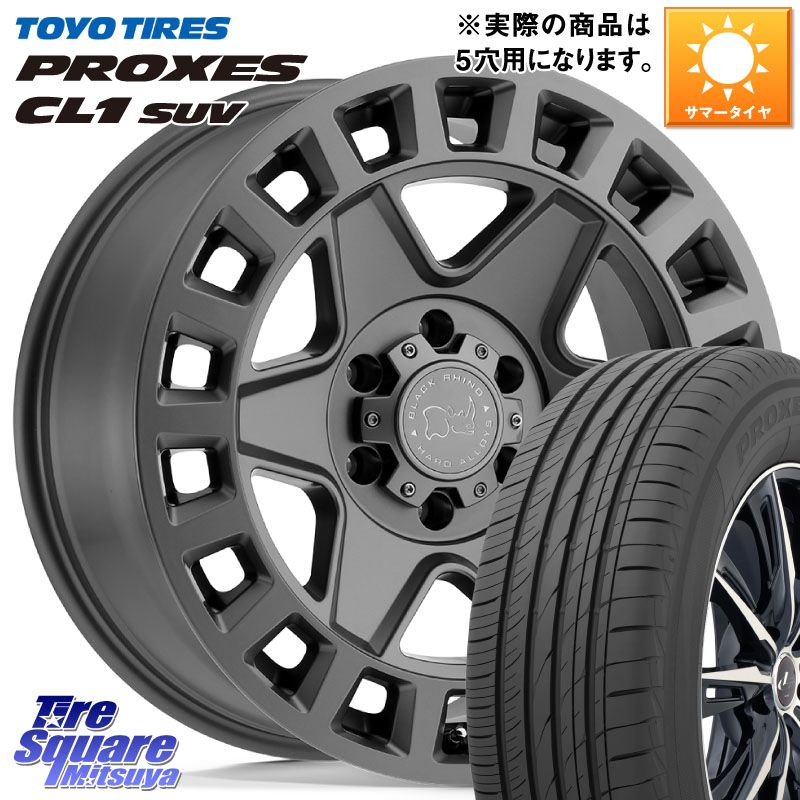 BLACK RHINO YORK ブラックライノ ヨーク GM 17インチ ブラックライノ 17 X 8.0J +35 5穴 114.3 TOYOTIRES トーヨー プロクセス CL1 SUV PROXES 在庫● サマータイヤ トーヨー 225/65R17